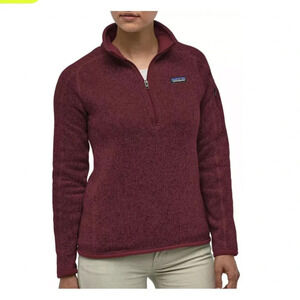 Patagonia Better Sweater in Pink Red, size small